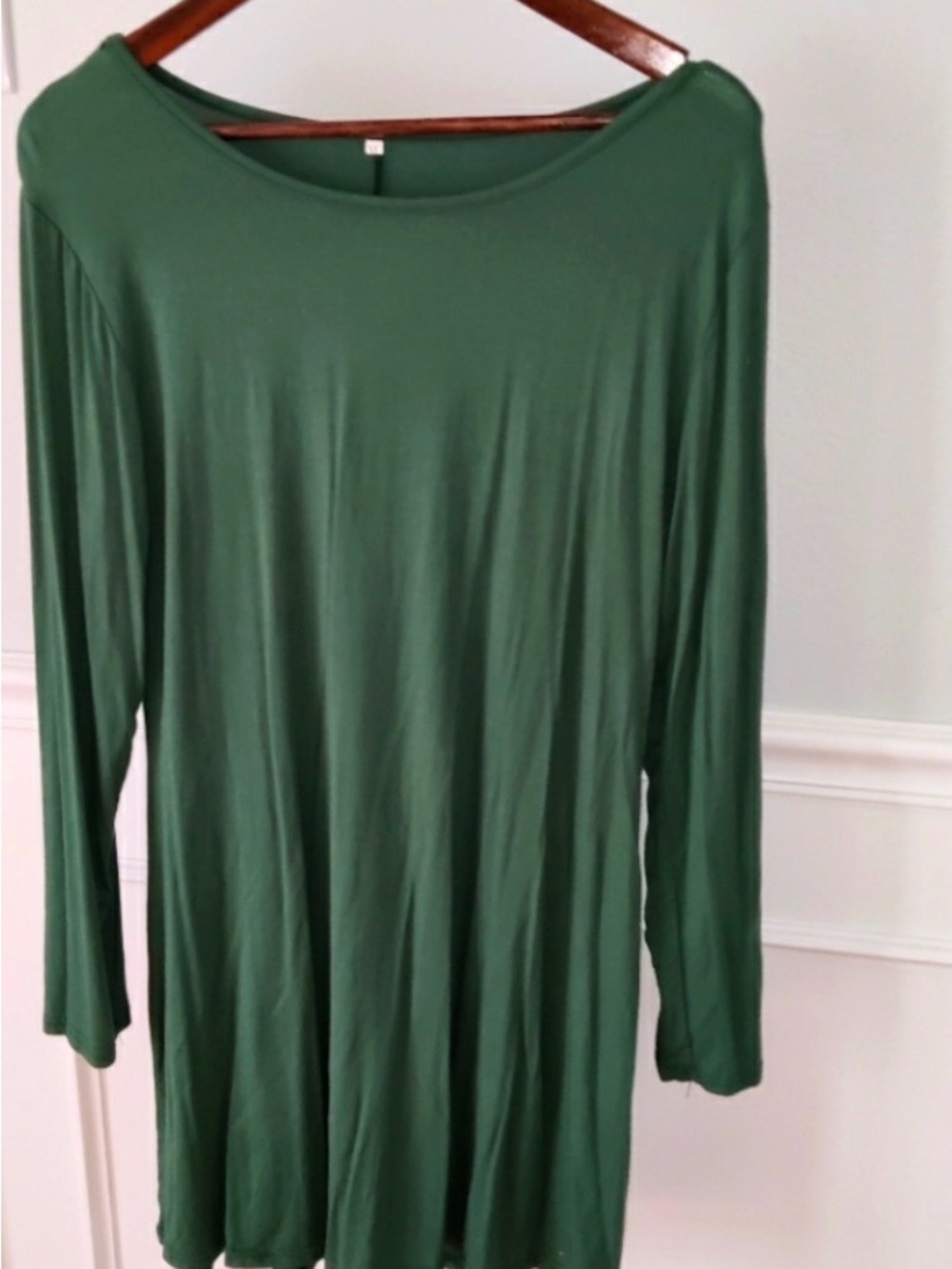Piko 1988 Forest Green Bamboo Swing Dress SIZE MEDIUM